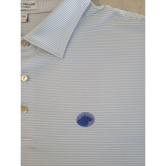 Peter Millar summer comfort 2XL blue stripes - Picture 3 of 9